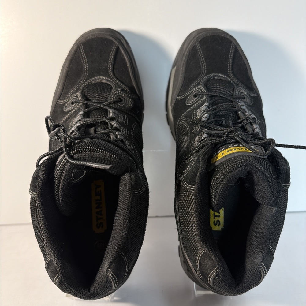 Mens Stanley Steel Toe Work Shoes black/grey sz 10.5 No box